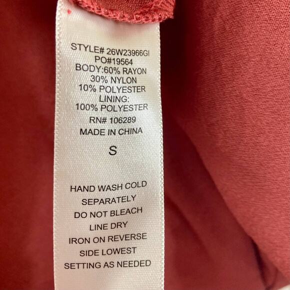 Nordstrom sleeveless wrap around jumpsuit, surplice V-neck tie front full leg - Picture 5 of 10